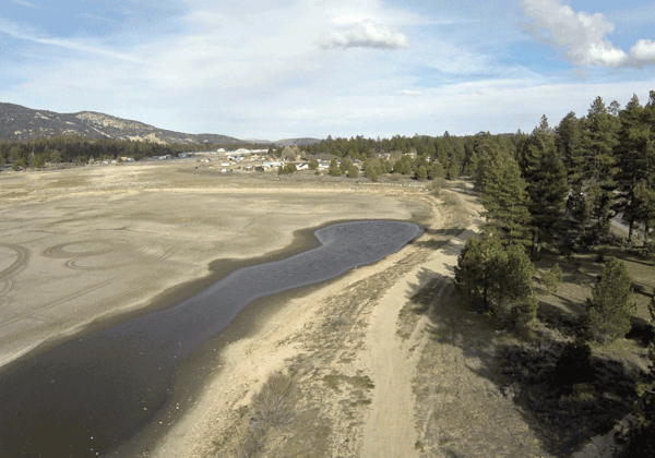 Drought has led to very low water levels in lakes in the Western U.S.